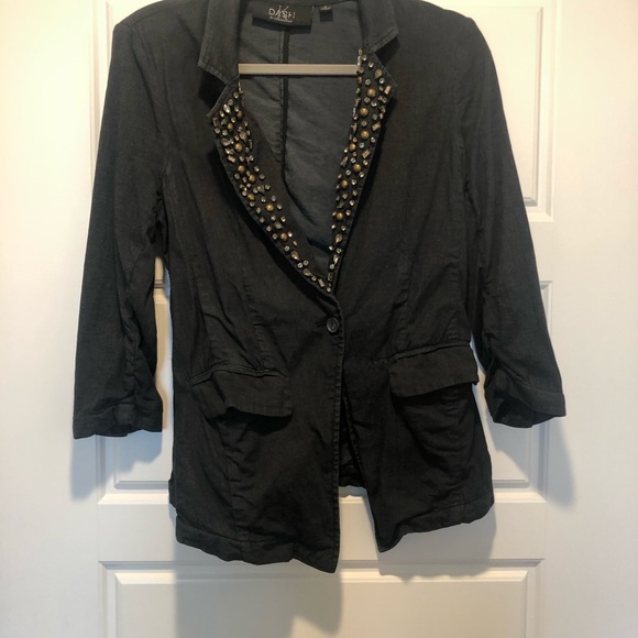 Kardashian brand embellished denim blazer! (8) - Picture 2 of 4